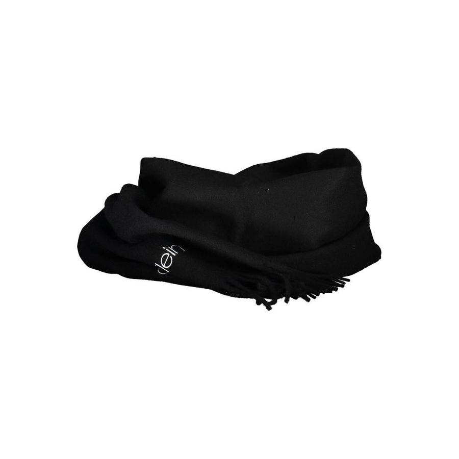 Calvin Klein Black Polyester Scarf