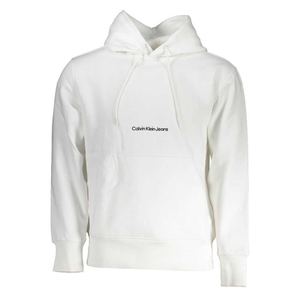 Calvin Klein Men's White Cotton Sweatshirt
