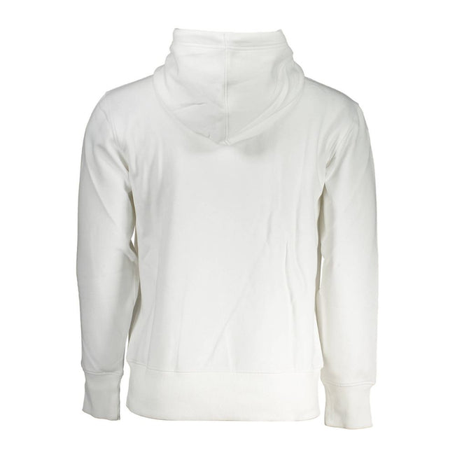 Calvin Klein Weißes Herren-Sweatshirt aus Baumwolle