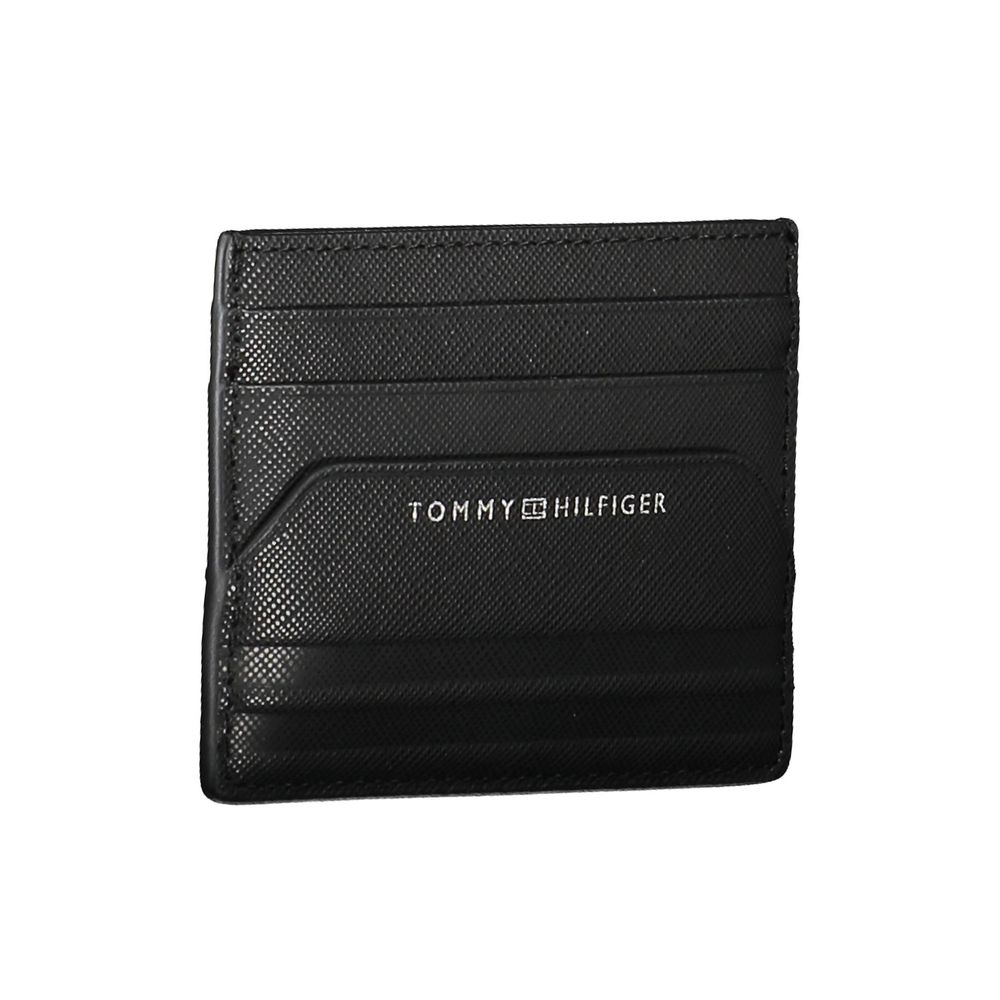 Tommy Hilfiger Men's Black Leather Wallet