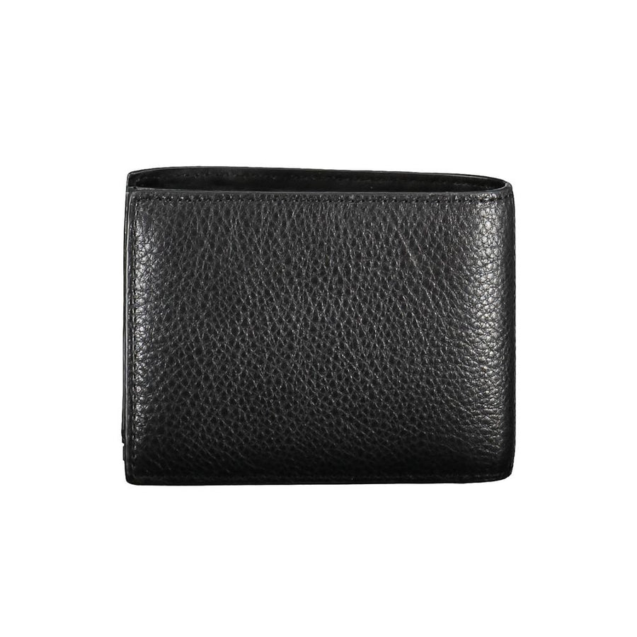 Calvin Klein Schwarzes Leder Portemonnaie für Herren