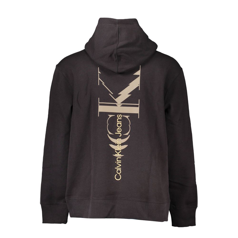 Calvin Klein Men's Black Cotton Hoodie
