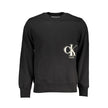 Calvin Klein Baumwoll-Sweatshirt in Schwarz