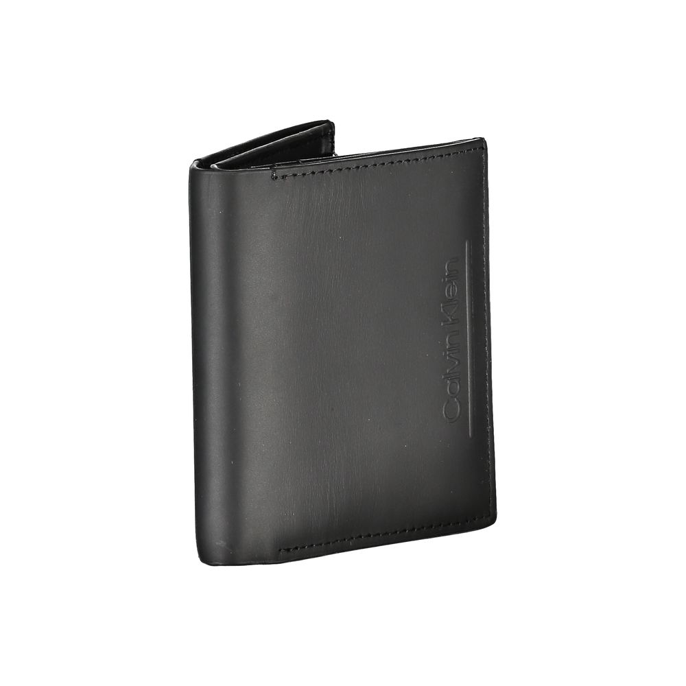 Calvin Klein Black Leather Men's Wallet
