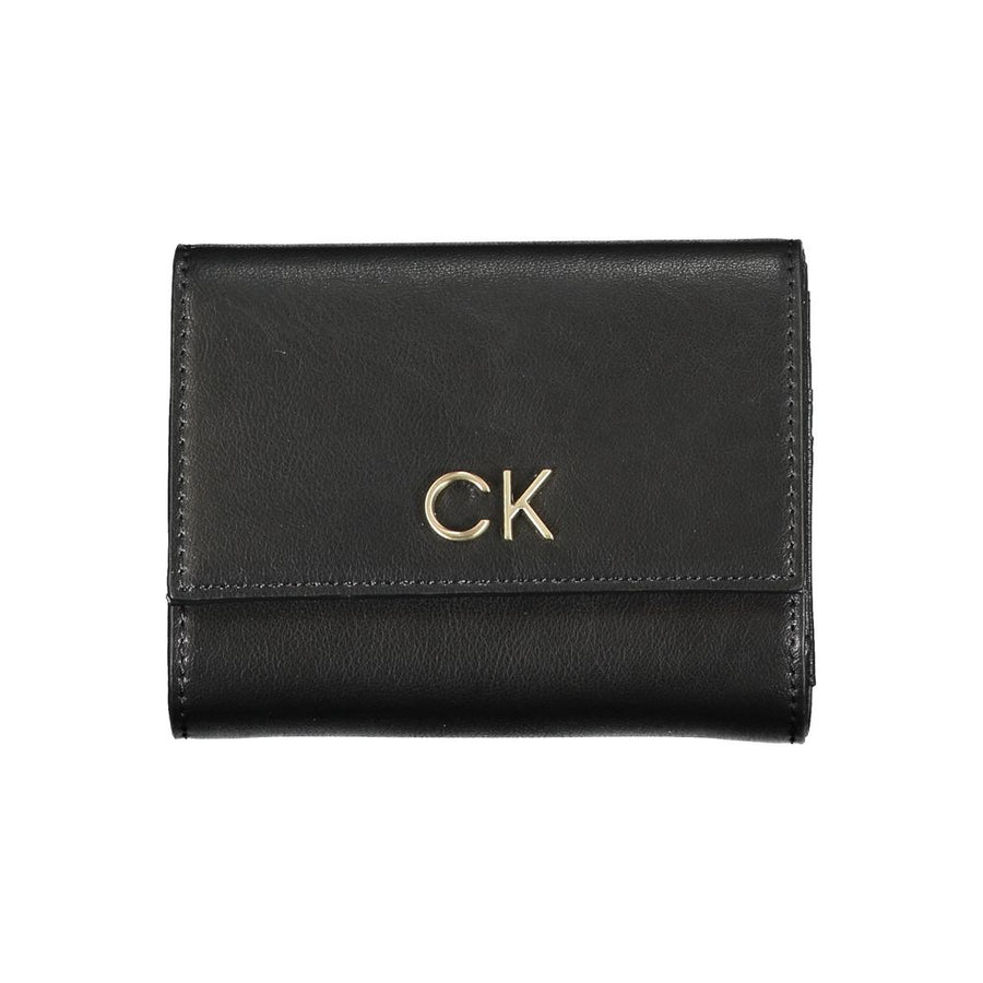Calvin Klein Women's Black Polyurethane Wallet
