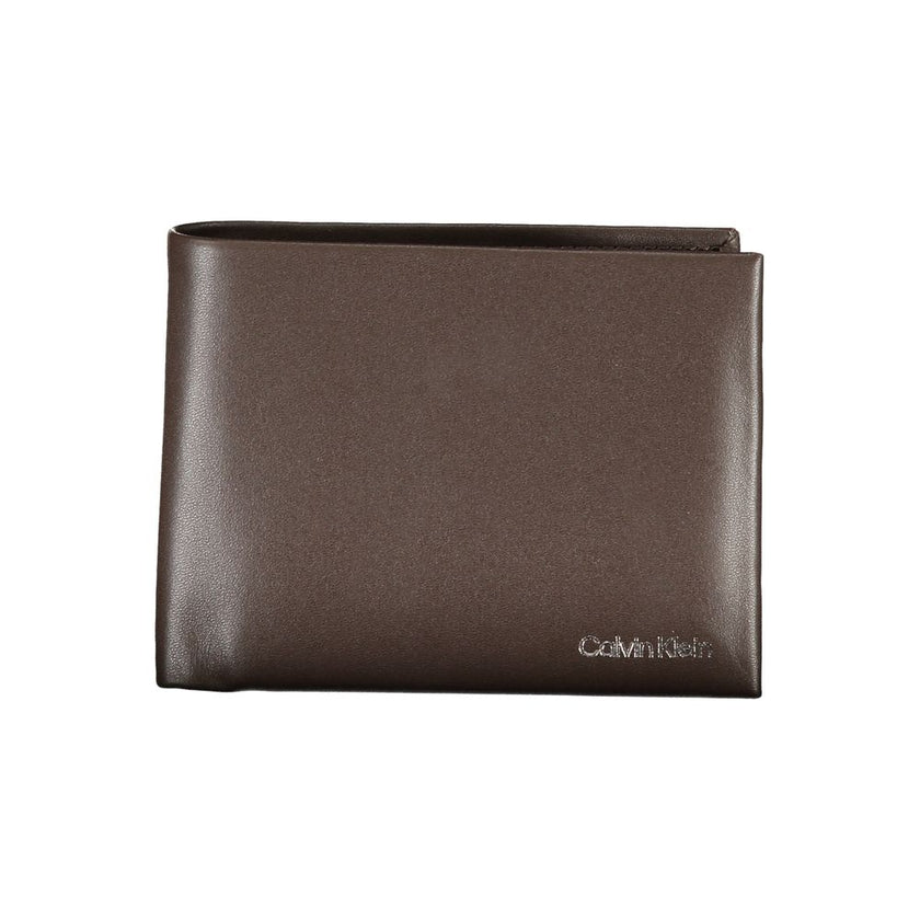 Calvin Klein Braunes Leder Portemonnaie