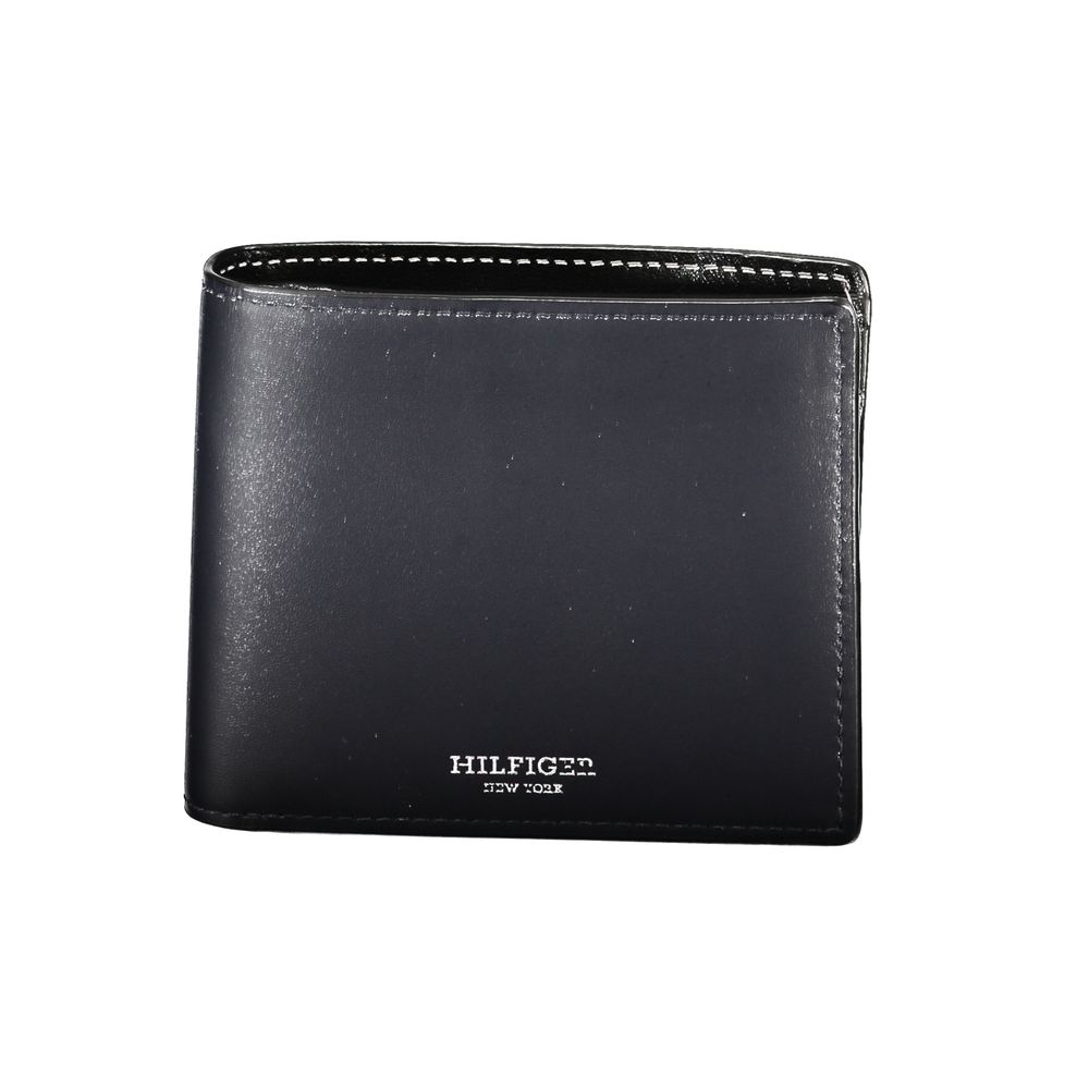 Tommy Hilfiger Blaues Leder Portemonnaie