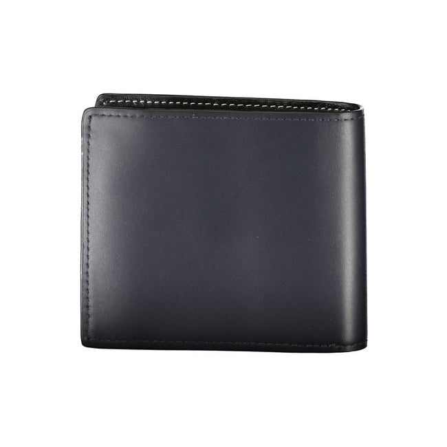 Tommy Hilfiger Blaues Leder Portemonnaie