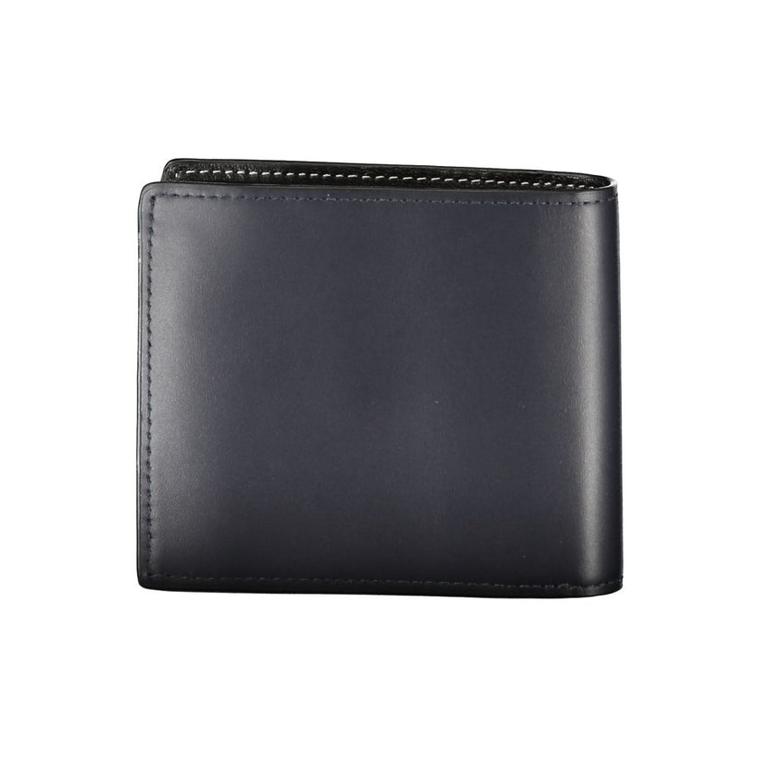 Tommy Hilfiger Blaues Leder Portemonnaie