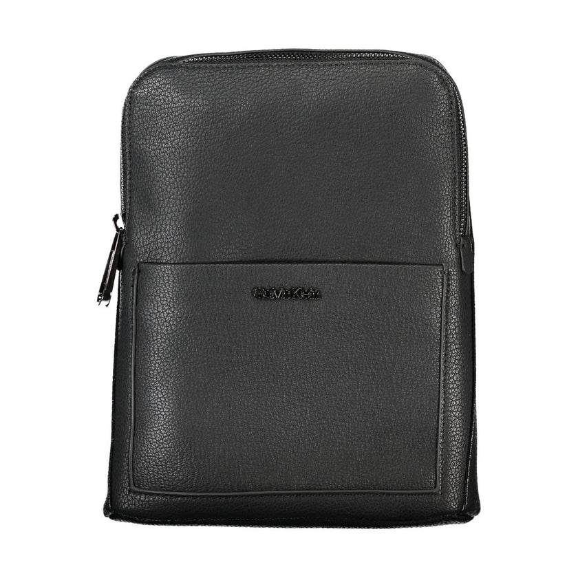 Calvin Klein Schwarze Polyester-Umhängetasche