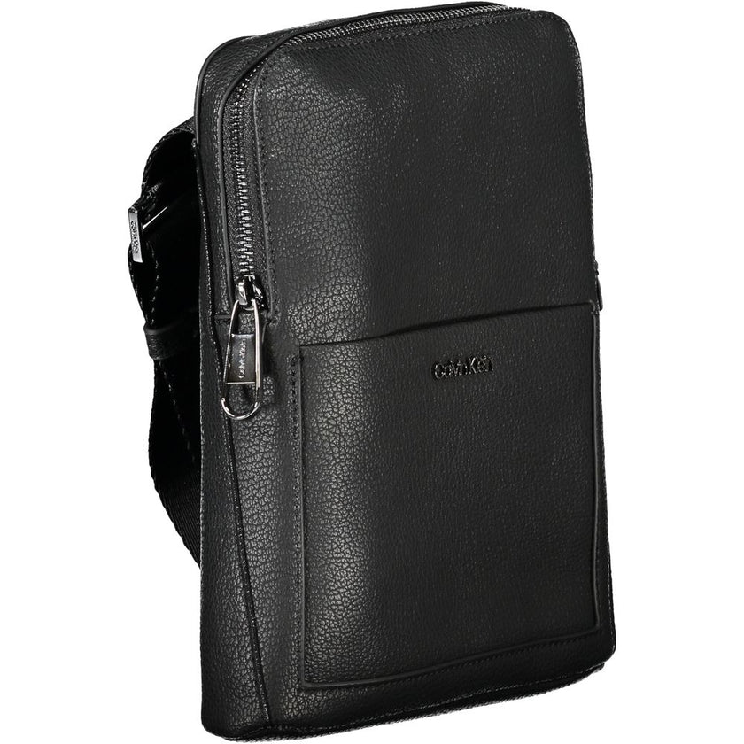 Calvin Klein Schwarze Polyester-Umhängetasche