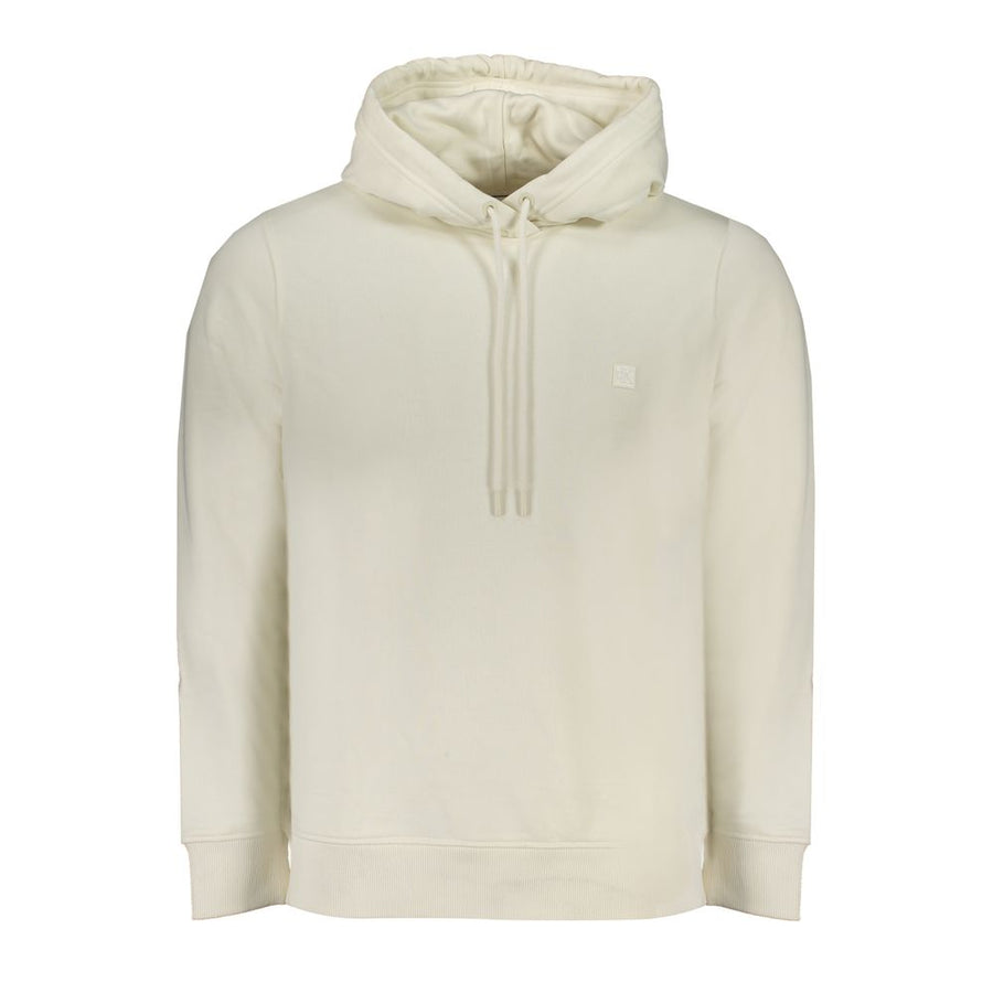Calvin Klein Weißes Herren-Sweatshirt aus Baumwolle