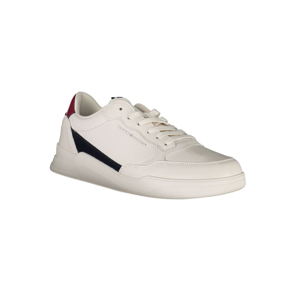 Tommy Hilfiger White Leather Men's Sneaker