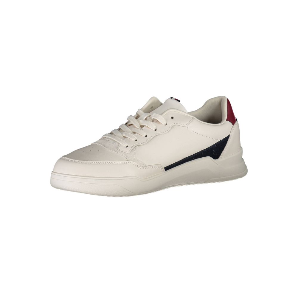 Tommy Hilfiger White Leather Men's Sneaker