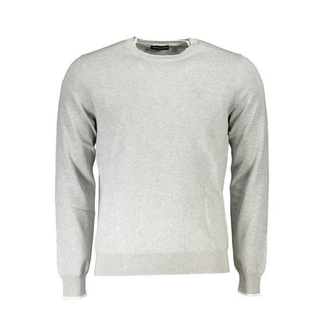 North Sails Grauer Baumwollpullover