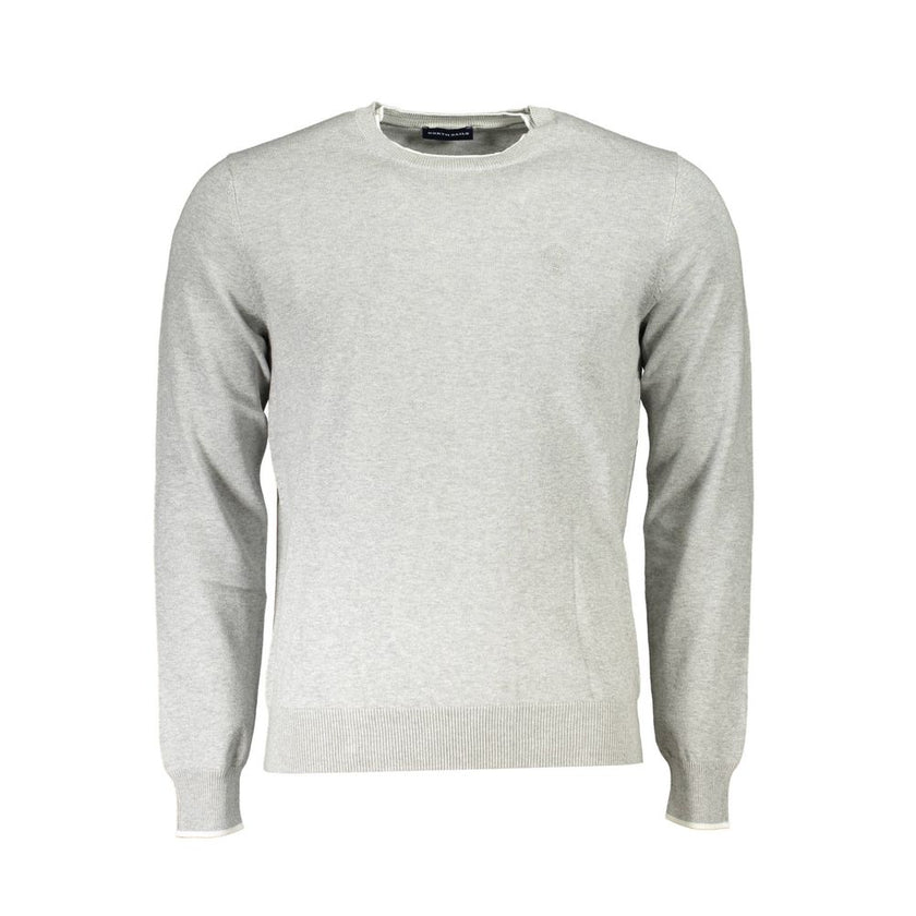 North Sails Grauer Baumwollpullover