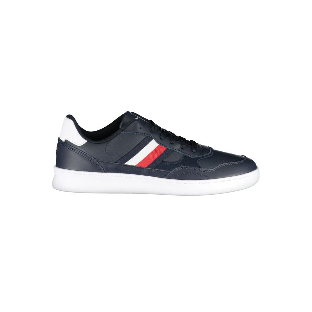 Tommy Hilfiger Men's Blue Polyurethane Sneakers