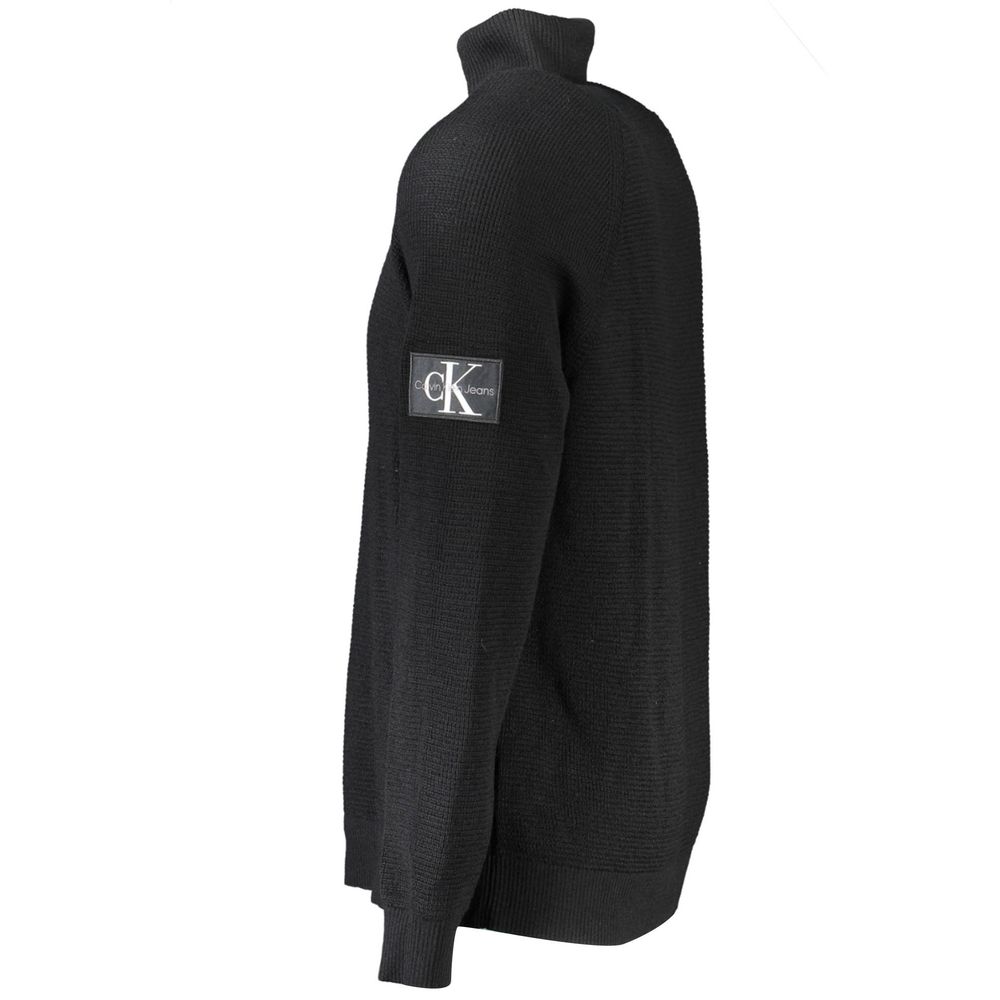 Calvin Klein Men's Black Wool Sweater