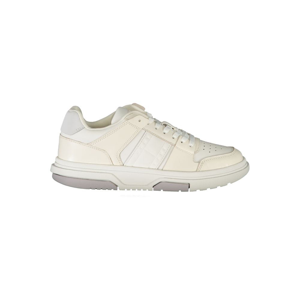 Tommy Hilfiger Women's White Leather Sneakers