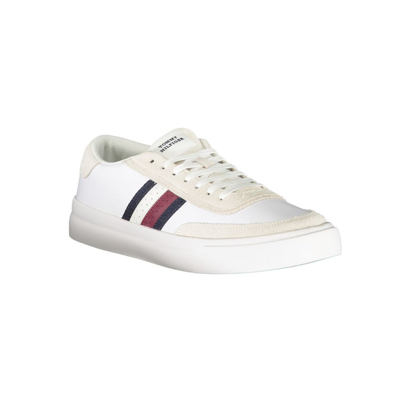 Tommy Hilfiger Weiße Leder-Sneaker für Herren