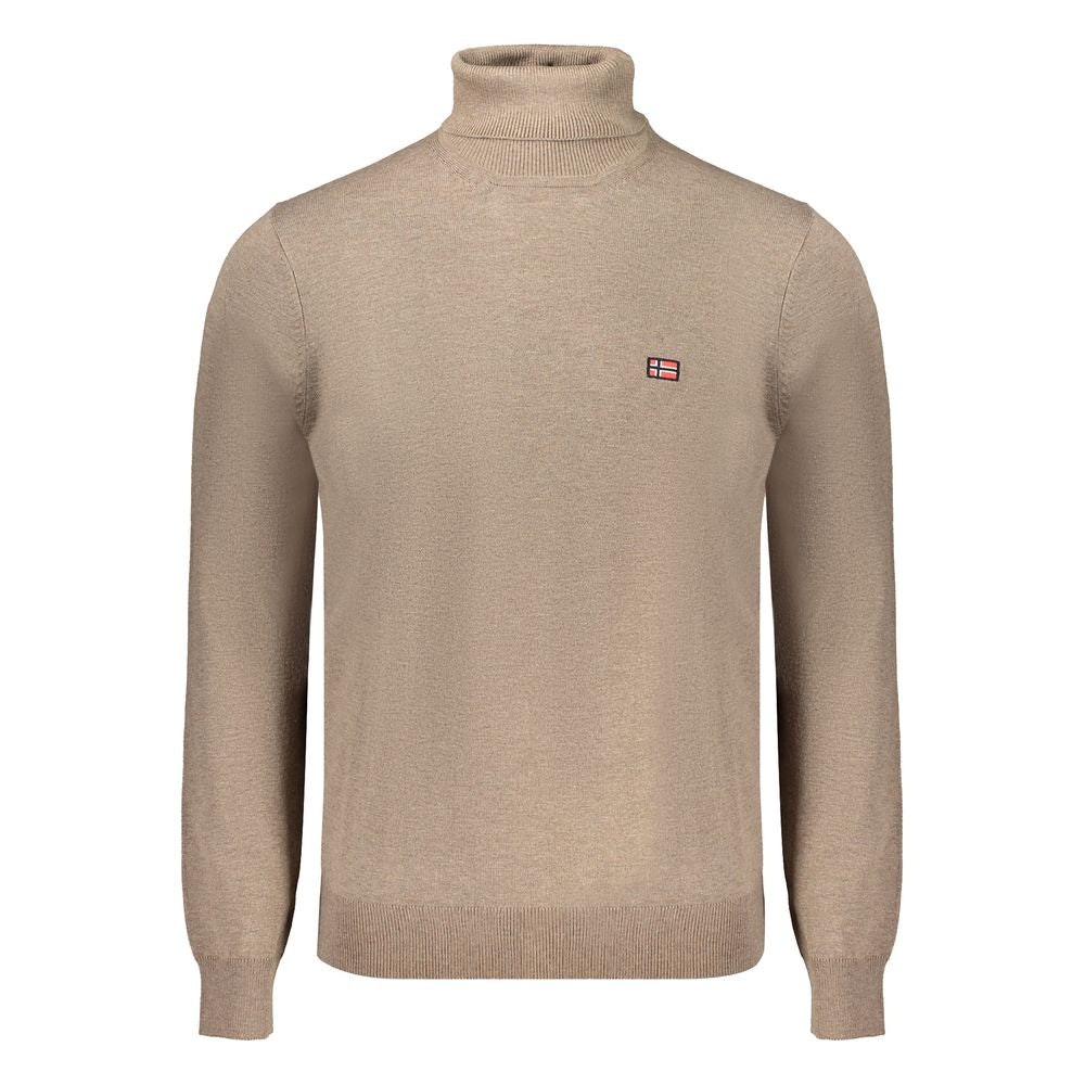 Norway 1963 Marrone Poliammide Herrenpullover