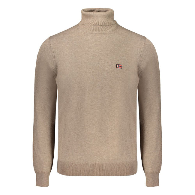 Norway 1963 Marrone Poliammide Herrenpullover