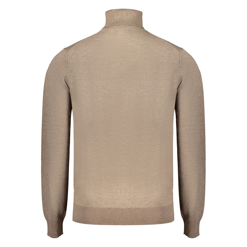 Norway 1963 Marrone Poliammide Herrenpullover