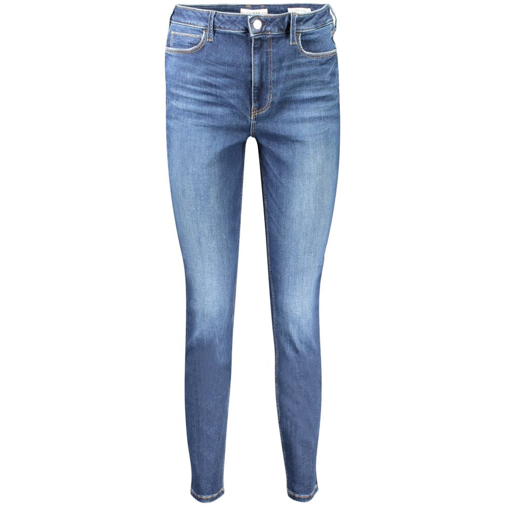 Guess Women's Blue Cotton Jeans