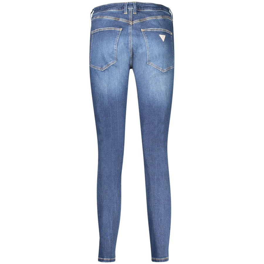 Guess Jeans Blu Baumwoll-Jeans für Damen