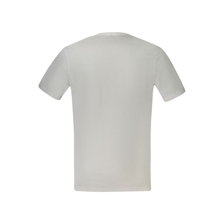 Hugo Boss Weißes Herren-T-Shirt aus Baumwolle