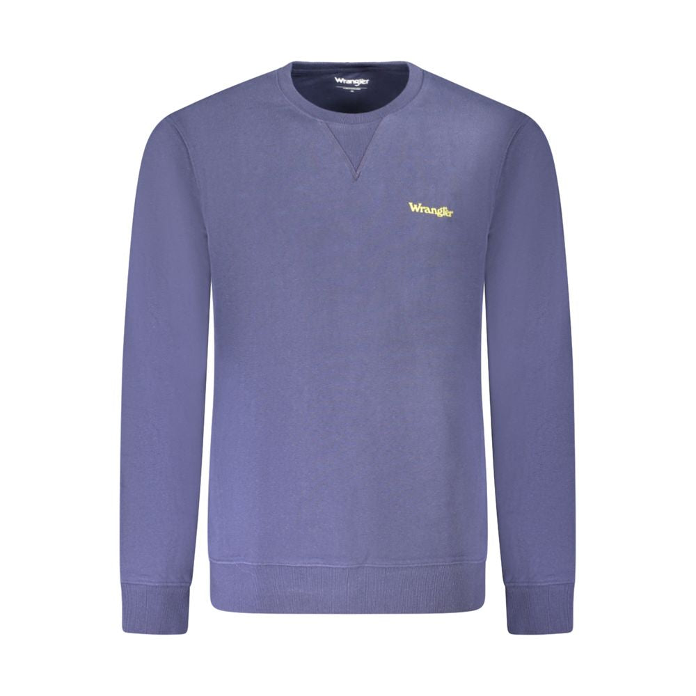 Wrangler Blu Baumwoll-Sweatshirt für Herren