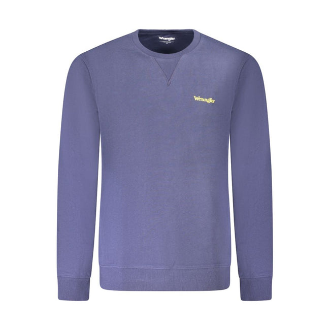 Wrangler Blu Baumwoll-Sweatshirt für Herren