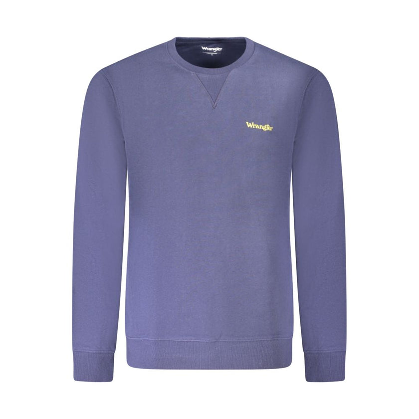 Wrangler Blu Baumwoll-Sweatshirt für Herren