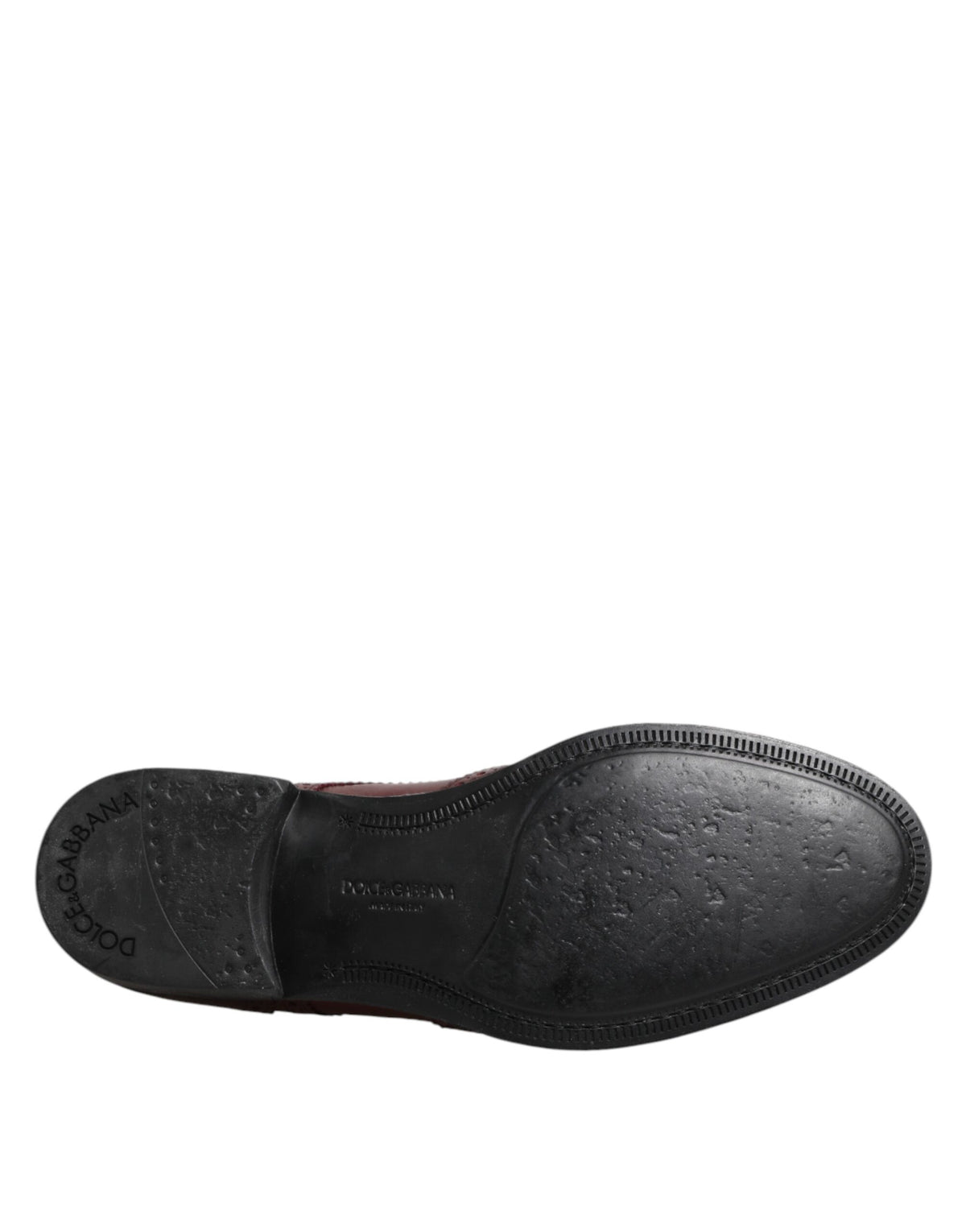 Dolce & Gabbana Braune Leder Schnürschuhe Derby Dress
