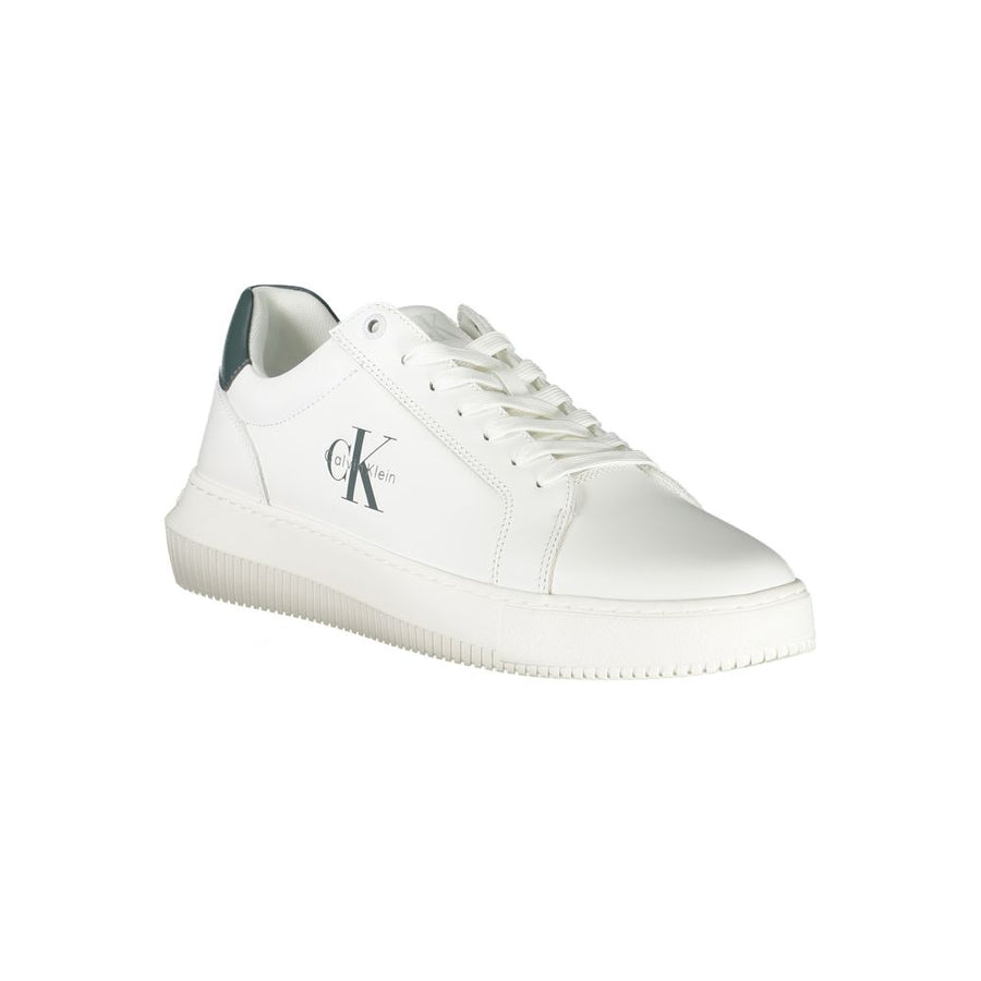 Calvin Klein White Polyurethane Men's Sneaker