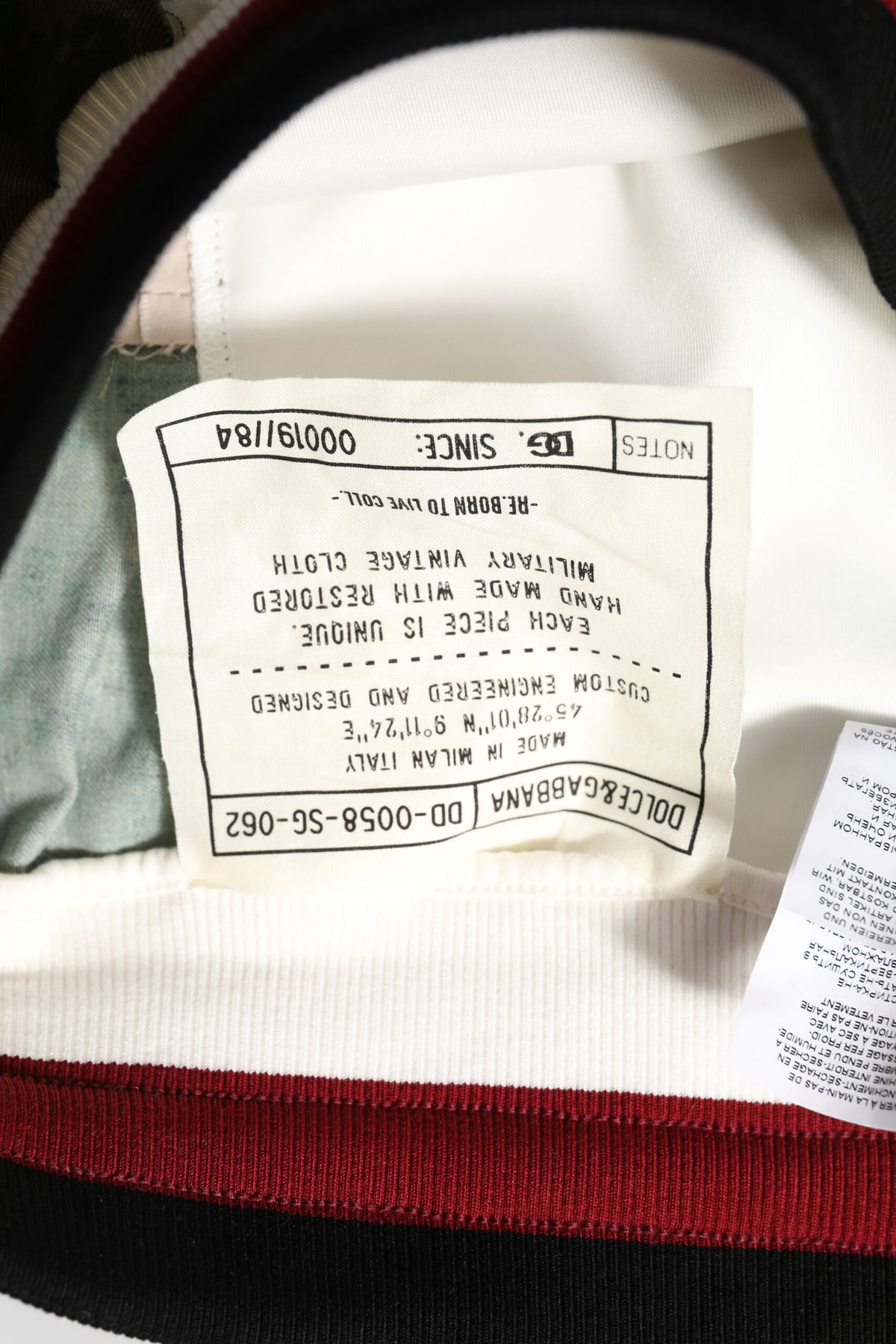 Dolce & Gabbana White Patchwork Joggers