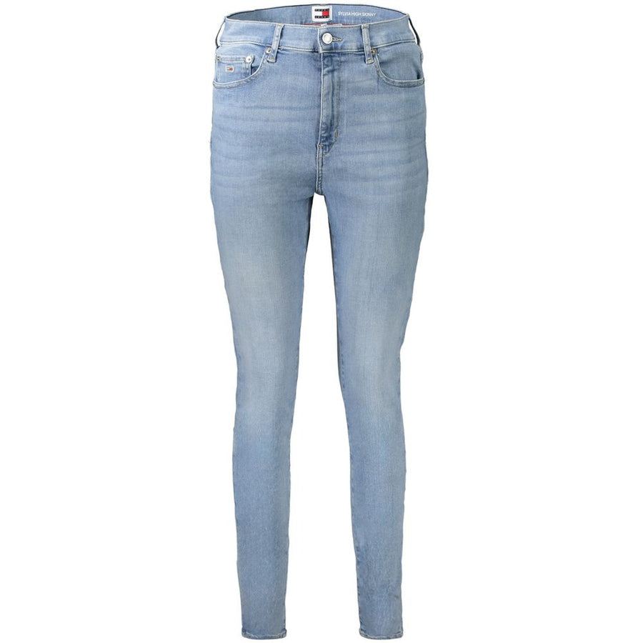 Tommy Hilfiger Blaue Baumwolljeans mit geradem Bein