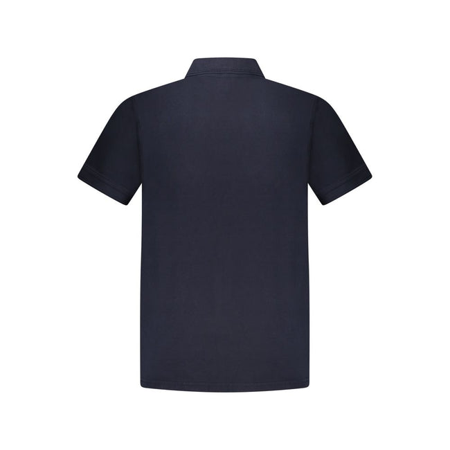 Hugo Boss Blaues Baumwoll-Poloshirt