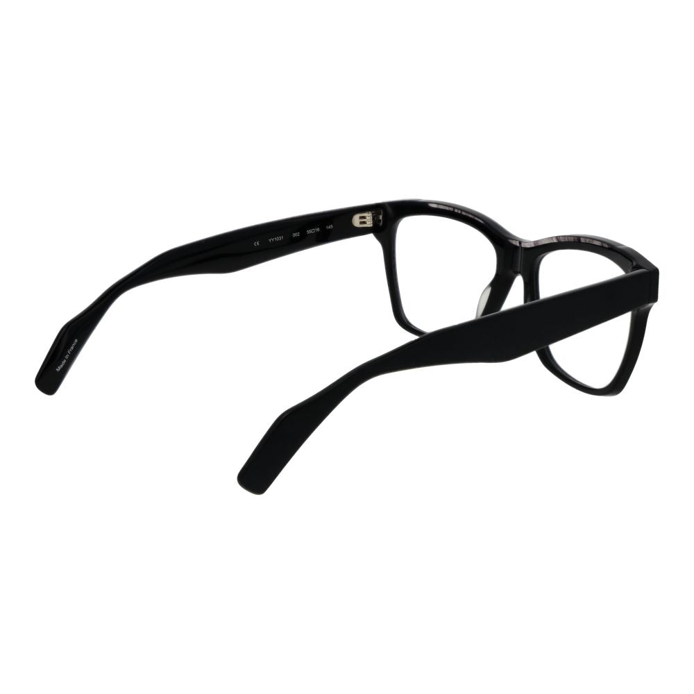 Yohji Yamamoto Schwarze Brille aus Acetat (Gestell)