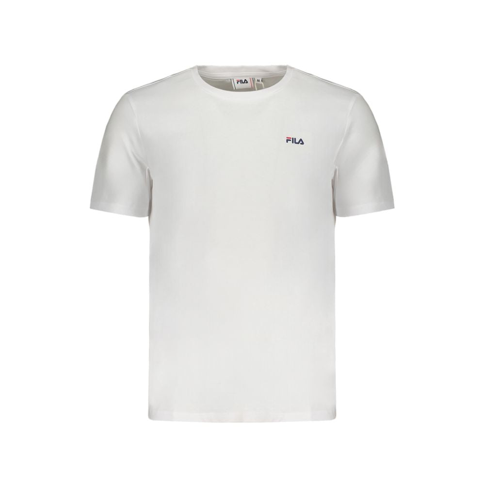 Fila Weißes Bio-Baumwoll-T-Shirt für Herren