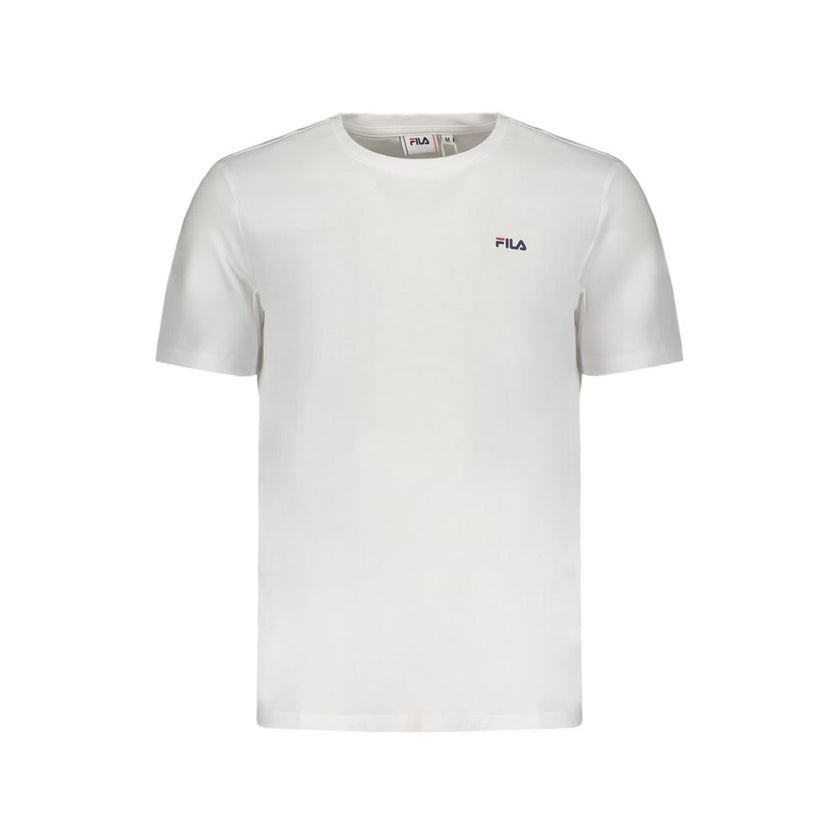Fila Weißes Bio-Baumwoll-T-Shirt für Herren