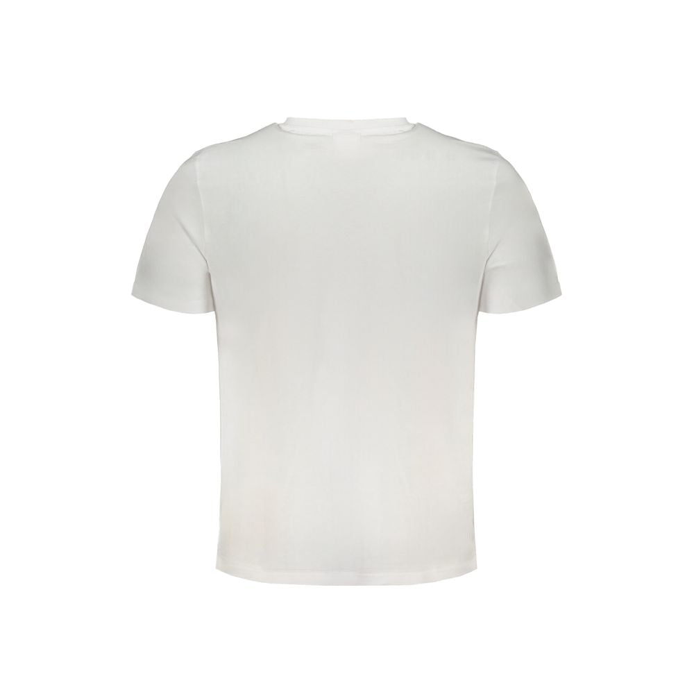 Fila Weißes Bio-Baumwoll-T-Shirt für Herren