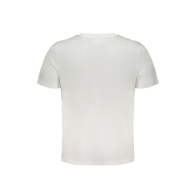 Fila Weißes Bio-Baumwoll-T-Shirt für Herren