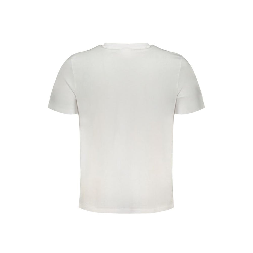 Fila Weißes Bio-Baumwoll-T-Shirt für Herren
