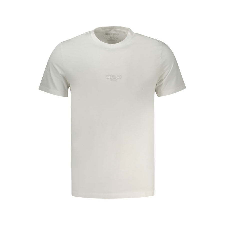 Guess Jeans Bianco Baumwoll-T-Shirt für Herren