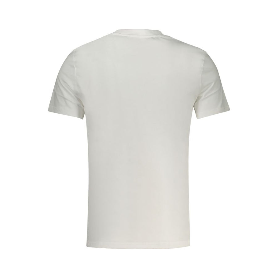 Guess Jeans Bianco Baumwoll-T-Shirt für Herren