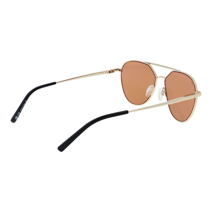 Serengeti Sonnenbrille aus goldfarbenem Kunststoff