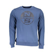 North Sails Blu Baumwoll-Sweatshirt für Herren