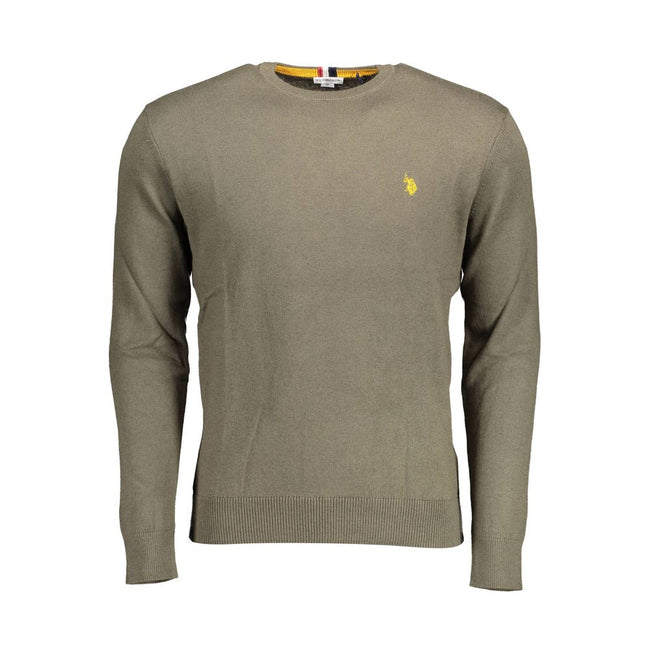U.S. POLO ASSN. Grünes Baumwollhemd für Herren