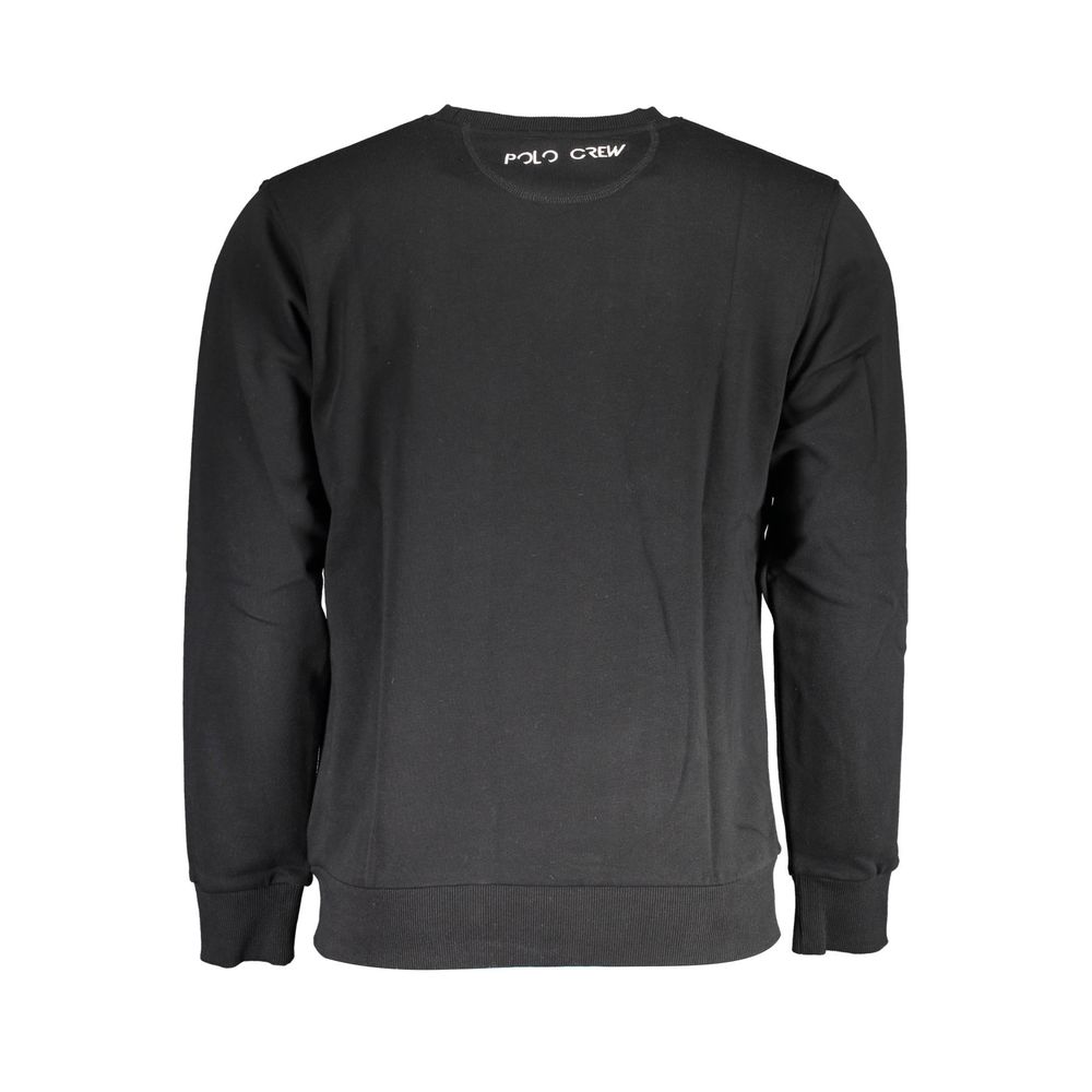 La Martina Schwarzer Herrenpullover aus Baumwolle